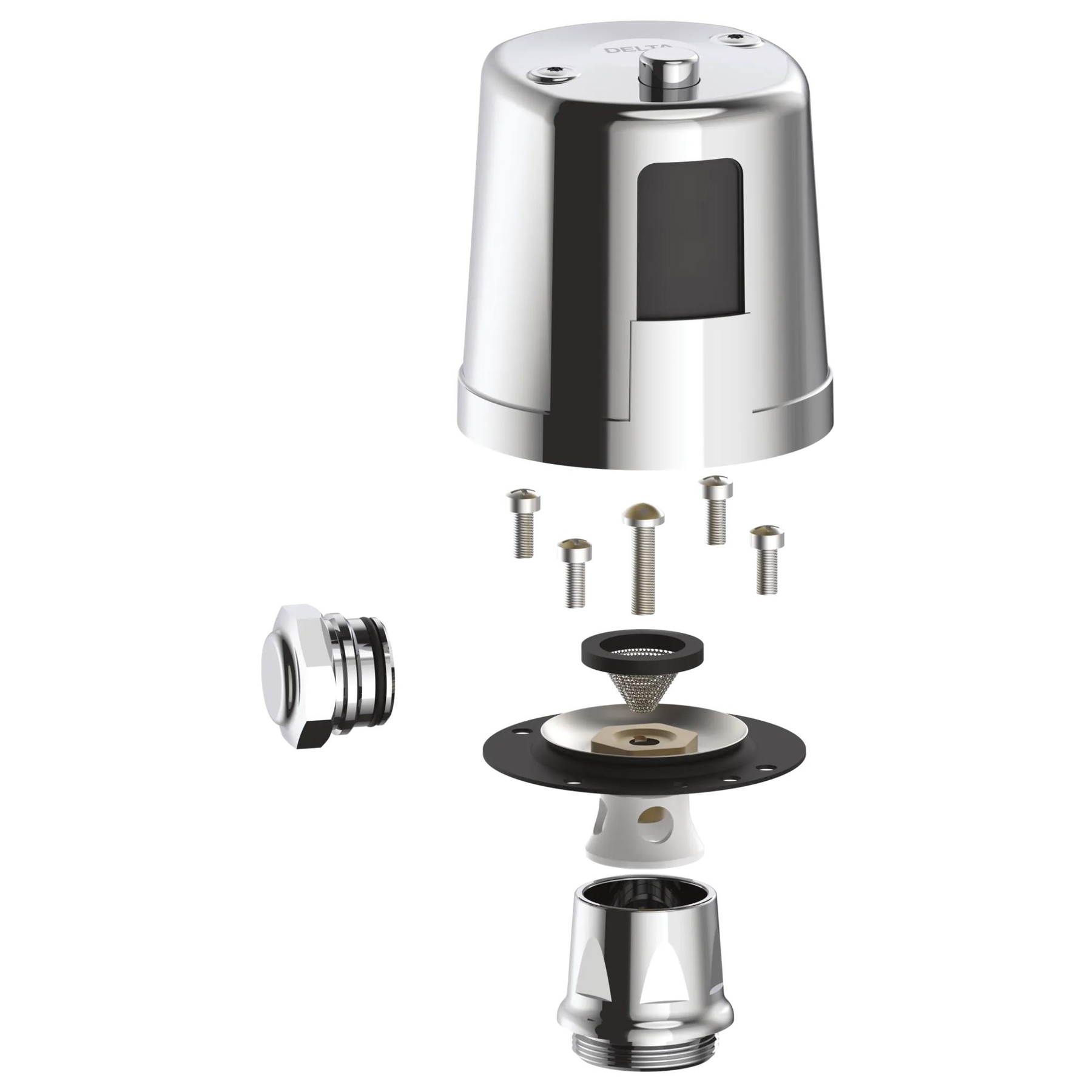 Electronic Water Closet Flush Valve Retrofit Kit - Battery Operated
