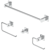 Square Bathroom Accessories Set