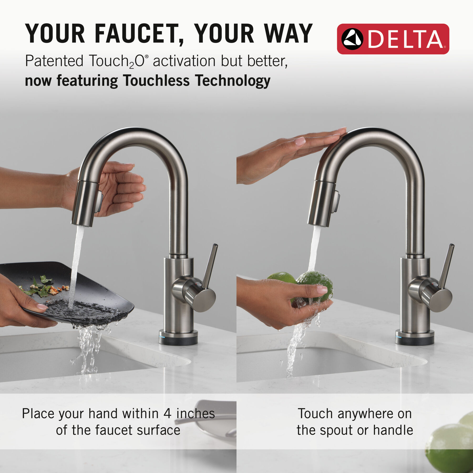 Touch2O® Bar / Prep Faucet with Touchless Technology, image 9
