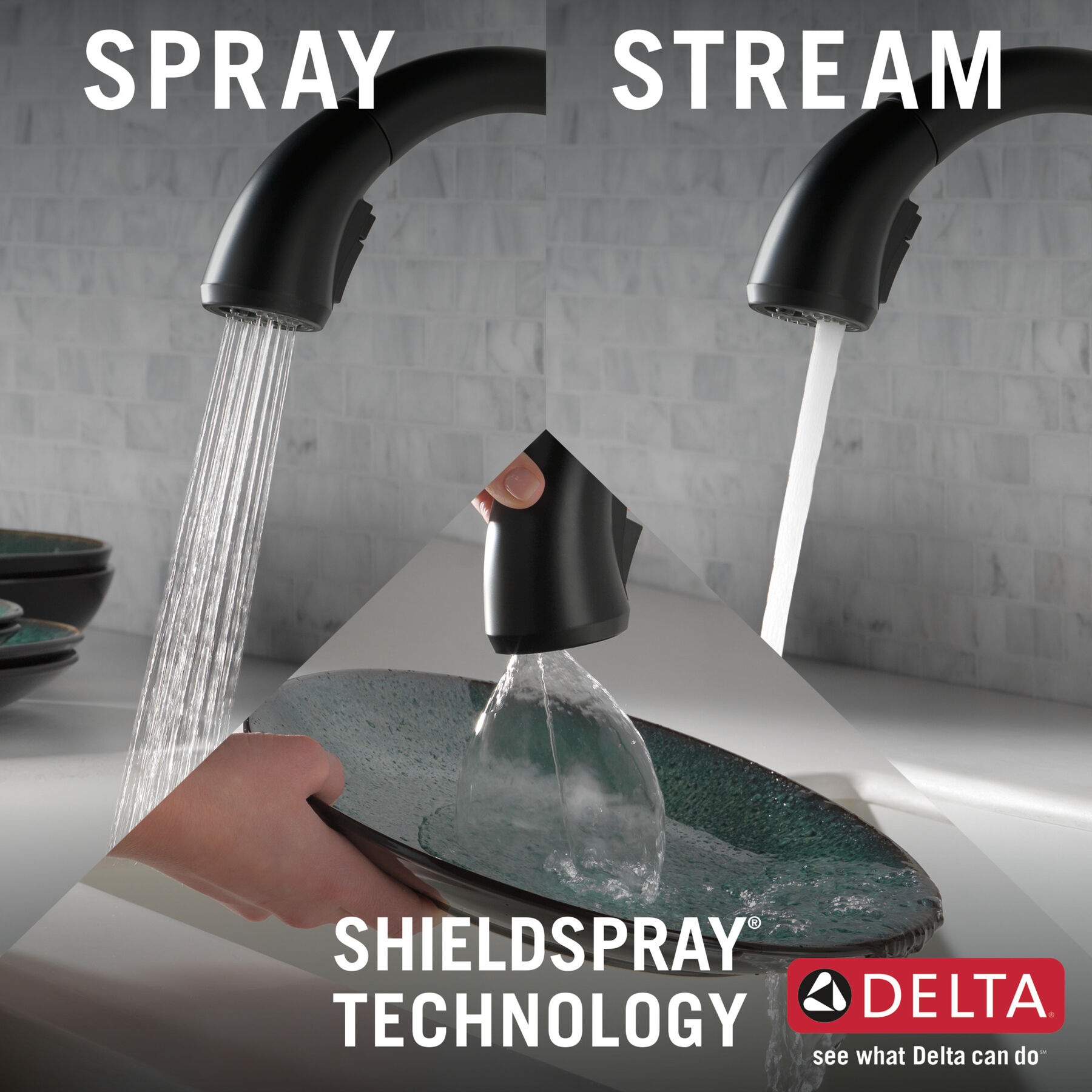 Single Handle Pull-Out Kitchen Faucet with Soap Dispenser and ShieldSpray&reg; Technology (Recertified), image 8