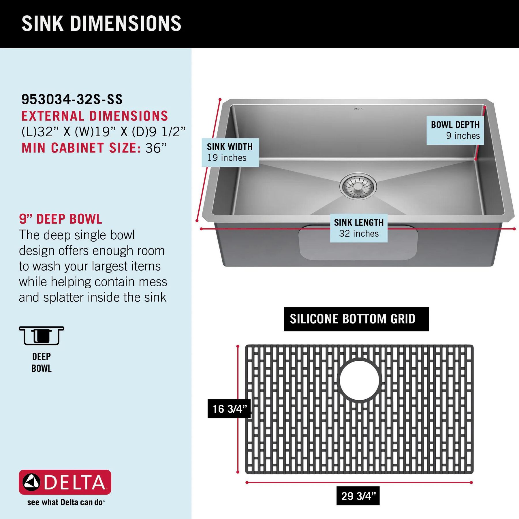 32&rdquo; Undermount Stainless Steel Single Bowl Kitchen Sink&nbsp;with Accessories