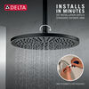 Single-Setting Metal Raincan Shower Head