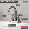 Two Handle Centerset Bathroom Faucet (Recertified)