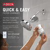 Standard Shower Filter with 6-Setting Showerhead and Mount Bundle