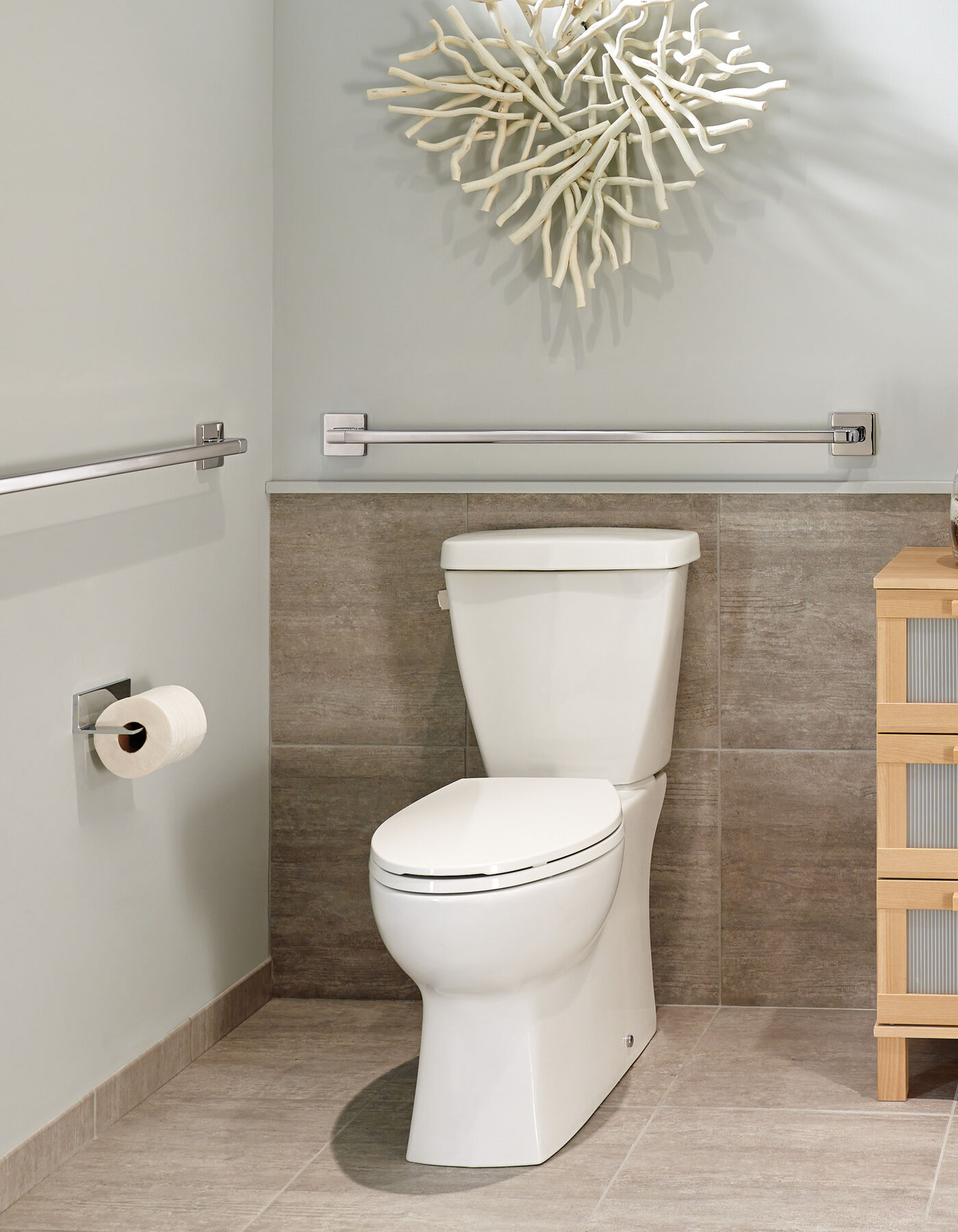 36" Angular Modern Decorative ADA Grab Bar, image 3