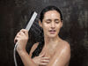 H<sub>2</sub>Okinetic® Single-Setting Slide Bar Hand Shower