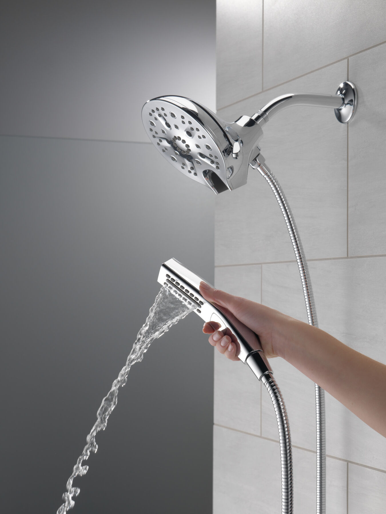 In2ition® H<sub>2</sub>Okinetic® 5-Setting Two-in-One Shower (Recertified), image 9