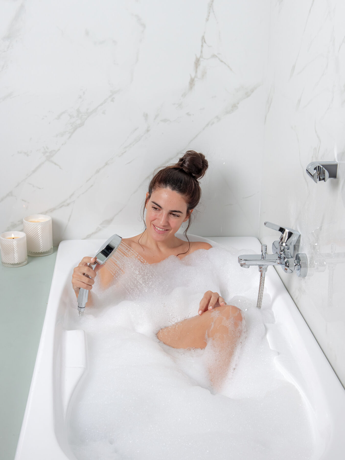 On-Wall Tub and Shower, image 1