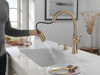Pull-Down Kitchen Faucet 1L w/Soap Disp (Recertified)