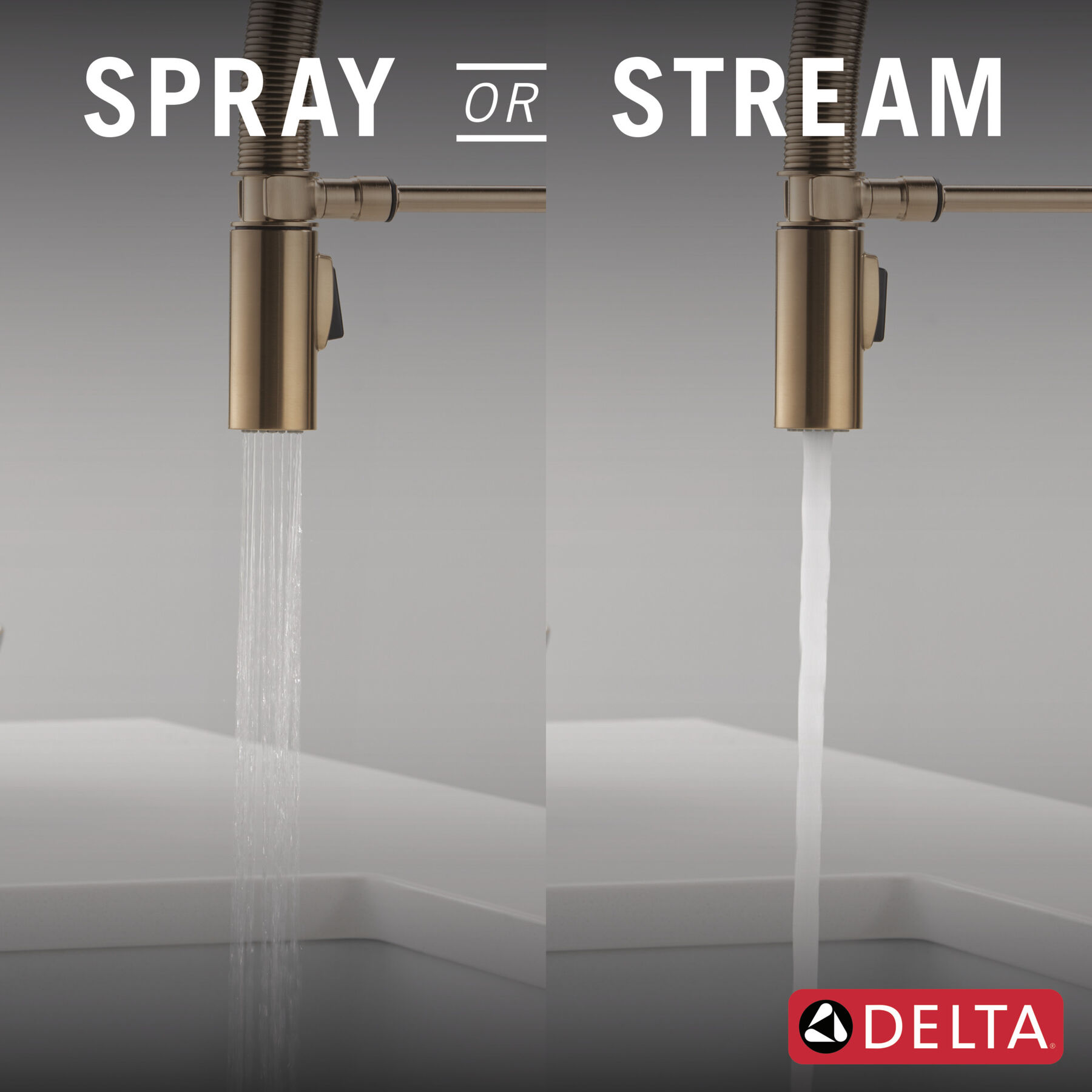 Single-Handle Pull-Down Spring Kitchen Faucet, image 2