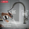 VoiceIQ® Kitchen Faucet with Touch<sub>2</sub>O® Technology with Touchless Technology