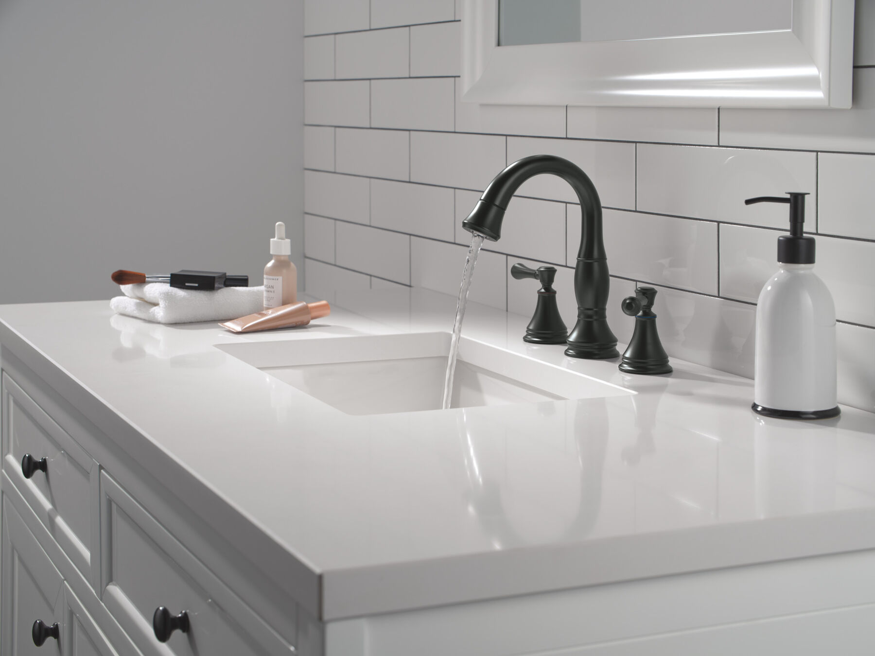 Two Handle Widespread Pull Down Bathroom, image 6