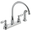 Two Handle Kitchen Faucet with Spray