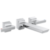 Two-Handle Wall Mount Bathroom Faucet Trim