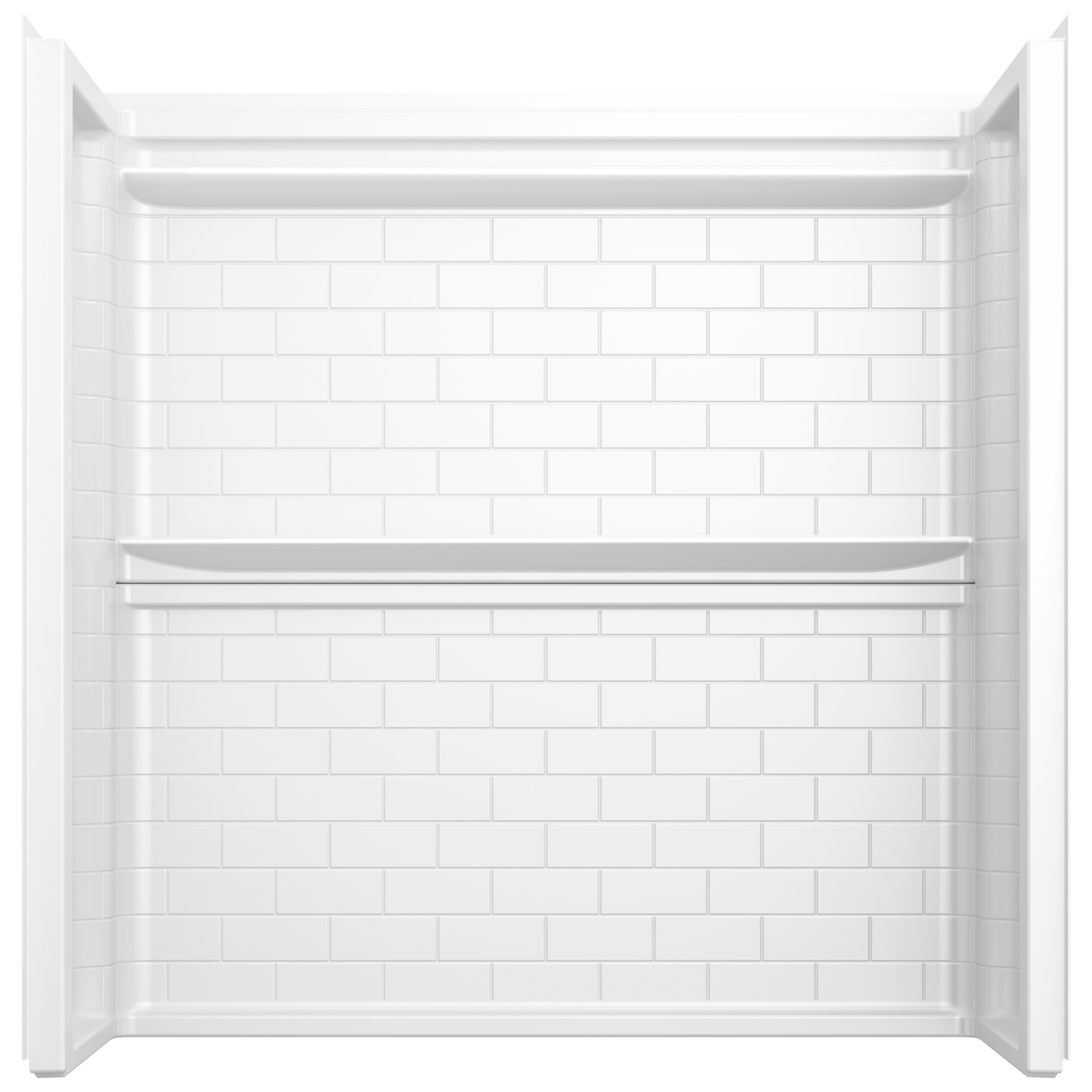 ProCrylic Tile 60 in. x 32 in. Bathtub Wall