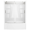 60x32 Alcove Bathtub Bundle with Door - Left Drain