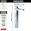 Single Handle Vessel Channel Bathroom Faucet