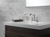 Two Handle Centerset Bathroom Faucet - Metal Pop-Up
