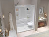60x32 Alcove Shower Bundle  - Right Seat Center Drain