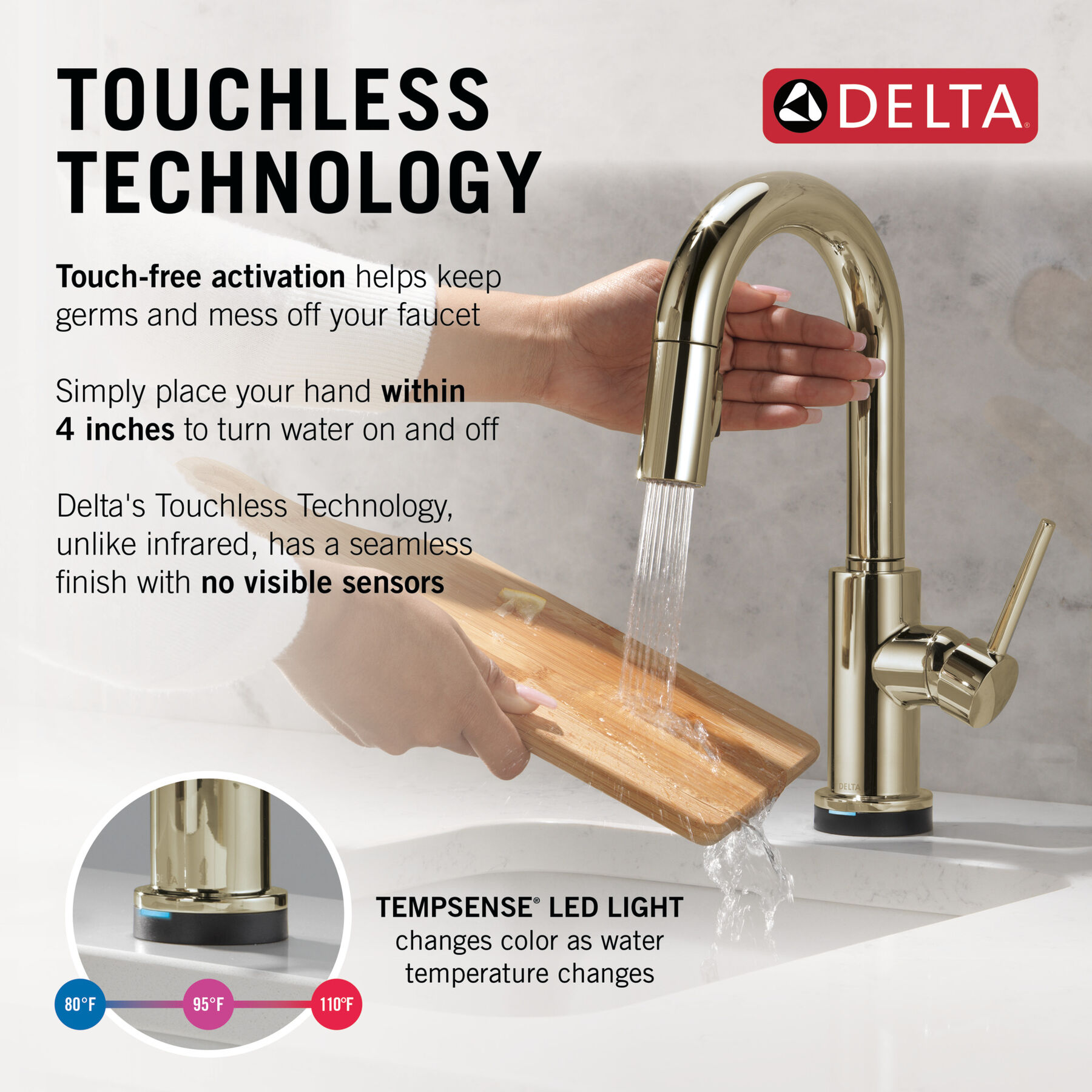 Touch2O&reg; Bar / Prep Faucet with Touchless Technology, image 12