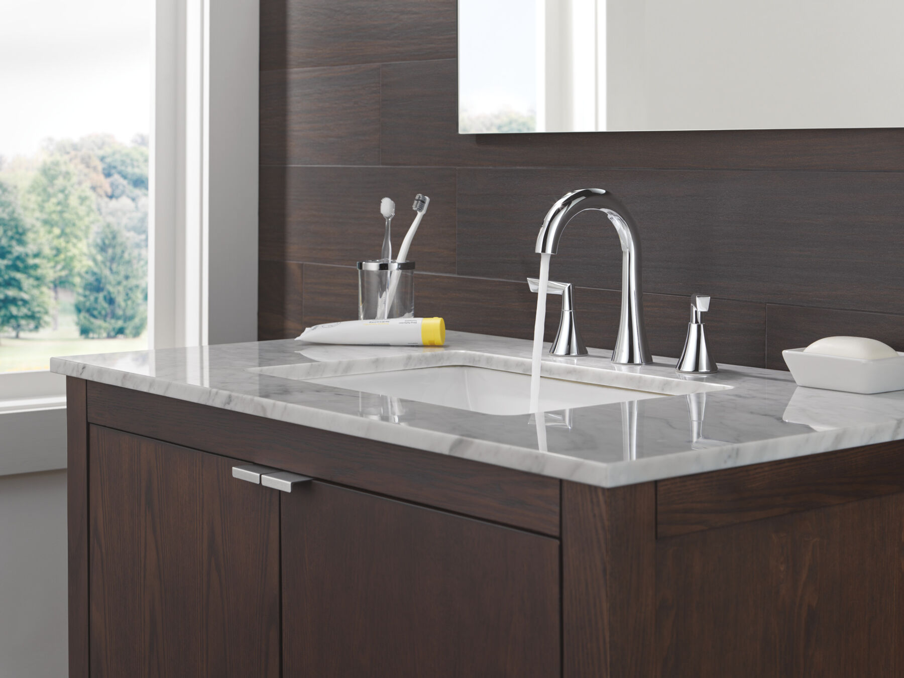 Two Handle Widespread Bathroom Faucet, image 3