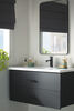 Single Handle Bathroom Faucet Curved Spo (Recertified)