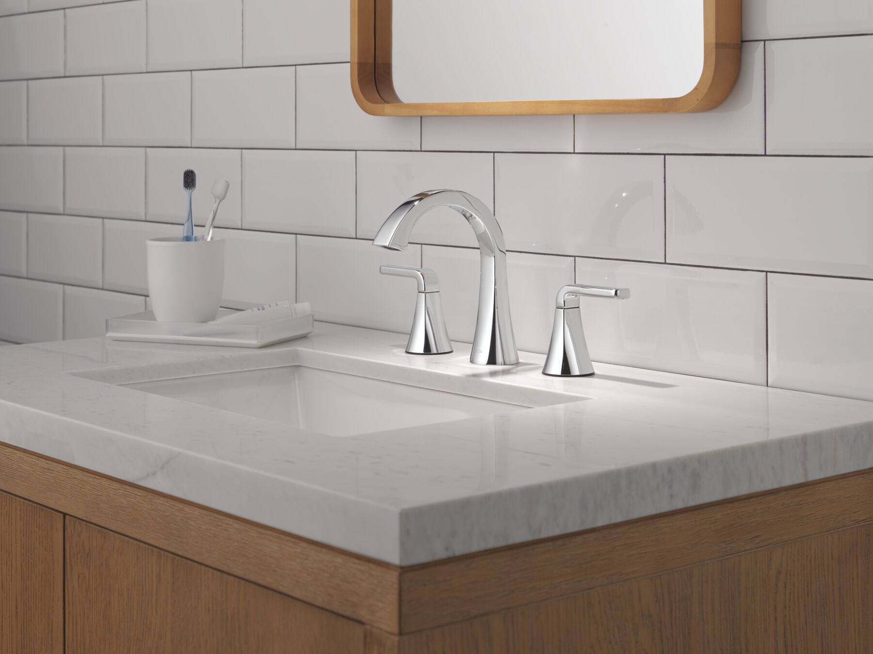 Widespread Lavatory Faucet with 14 Series Tub Shower Trim and Bathroom Accessories Bundle