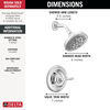 Widespread Lavatory Faucet with 14 Series Shower Trim Bundle