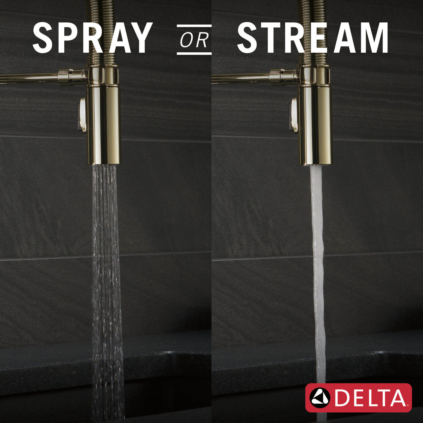 Single-Handle Pull-Down Spring Kitchen Faucet, image 2