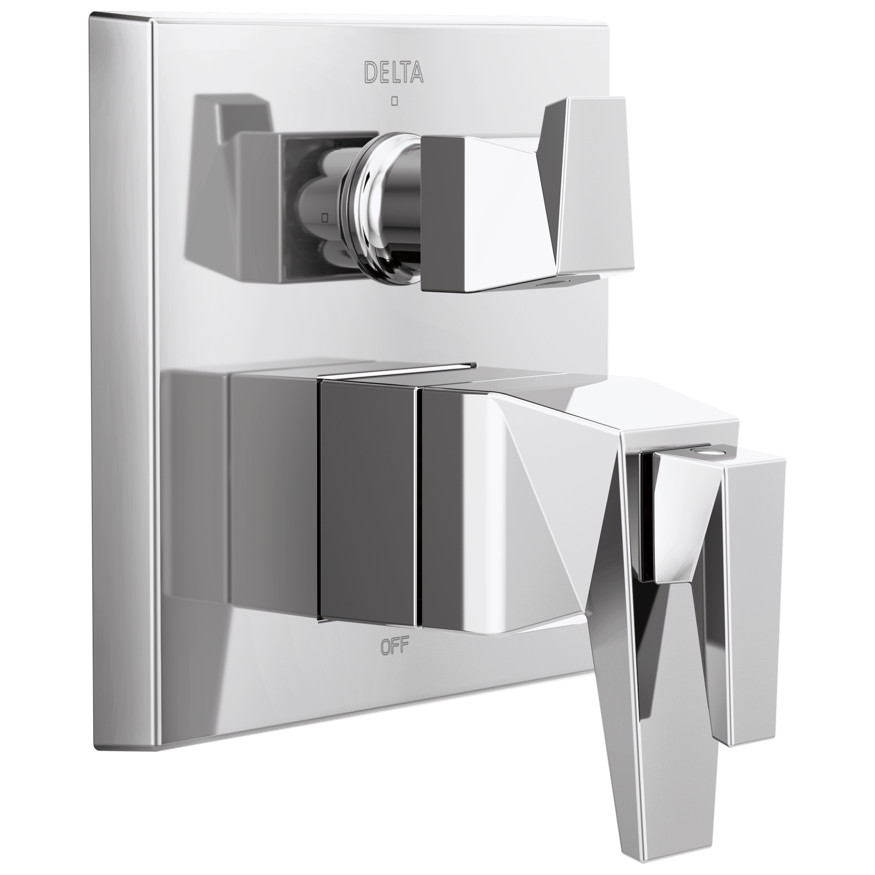 Two-Handle Monitor 17T Series Valve Trim with 3-Setting Diverter