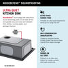 25” Stainless Steel Workstation Kitchen Sink Drop-In Undermount Single Bowl with WorkFlow™ Ledge and Accessories