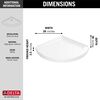 38" OPP Round Shower Base