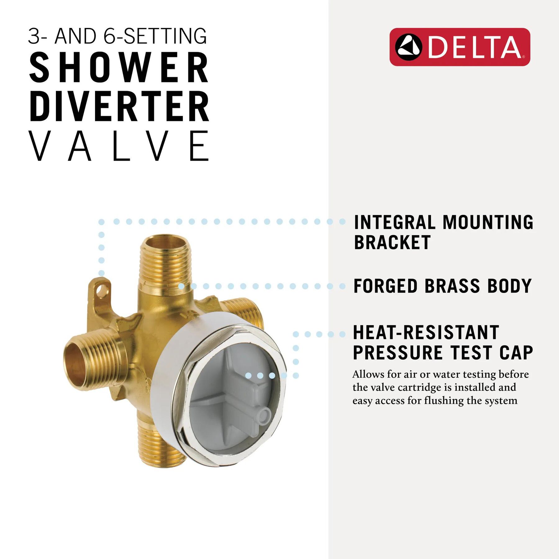 3- and 6-Setting Diverter Rough