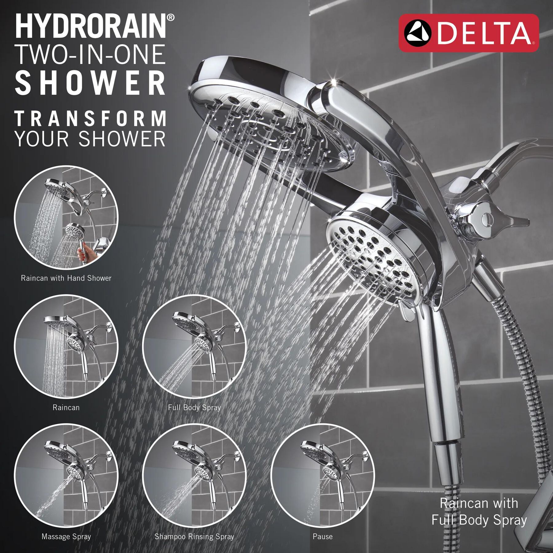 HydroRain&reg; 14 Series Tub and Shower