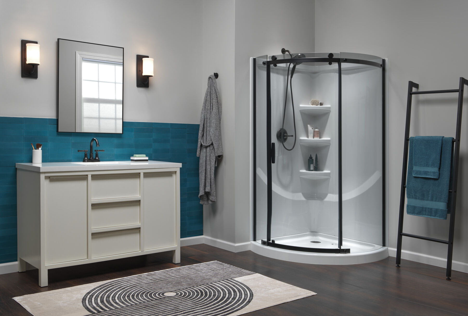 Round Corner Shower Enclosure, image 2