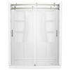 60x32 Alcove Shower Bundle with Door - Right Drain Curve