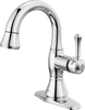 Single Handle Pull-Down Bathroom Faucet