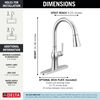 Single Handle Pull-Down Kitchen Faucet