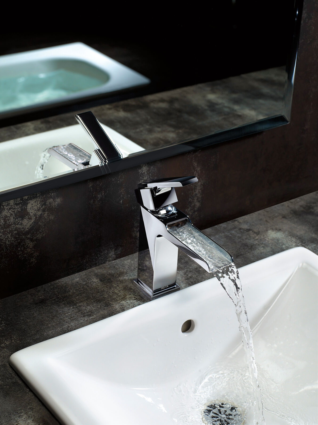 Single Handle Channel Bathroom Faucet, image 13