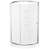 Shower Base with Wall and Enclosure Bundle