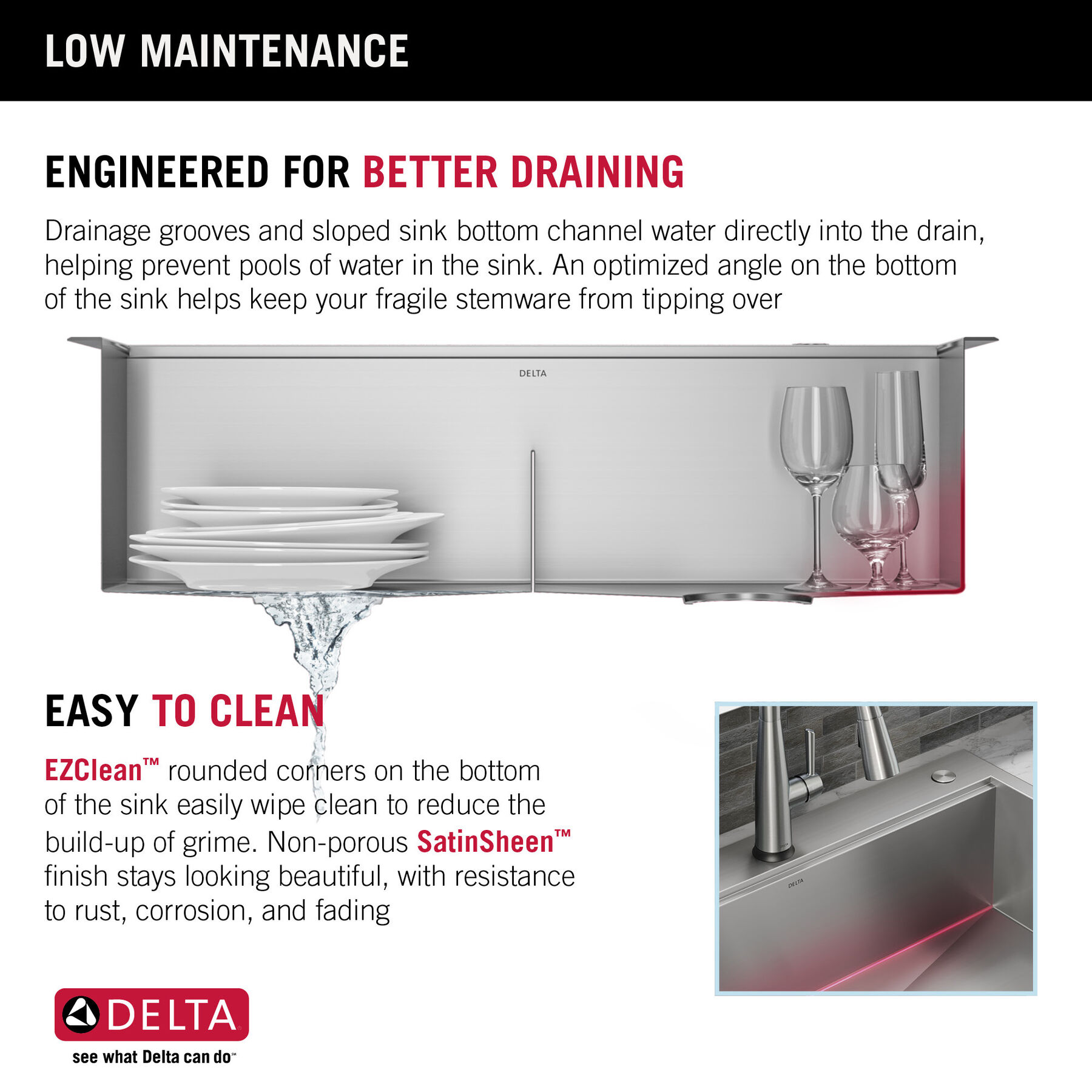 33” Workstation Kitchen Sink Drop-In Top Mount 16 Gauge Stainless Steel 50/50 Double Bowl with WorkFlow™ Ledge and Accessories, image 7