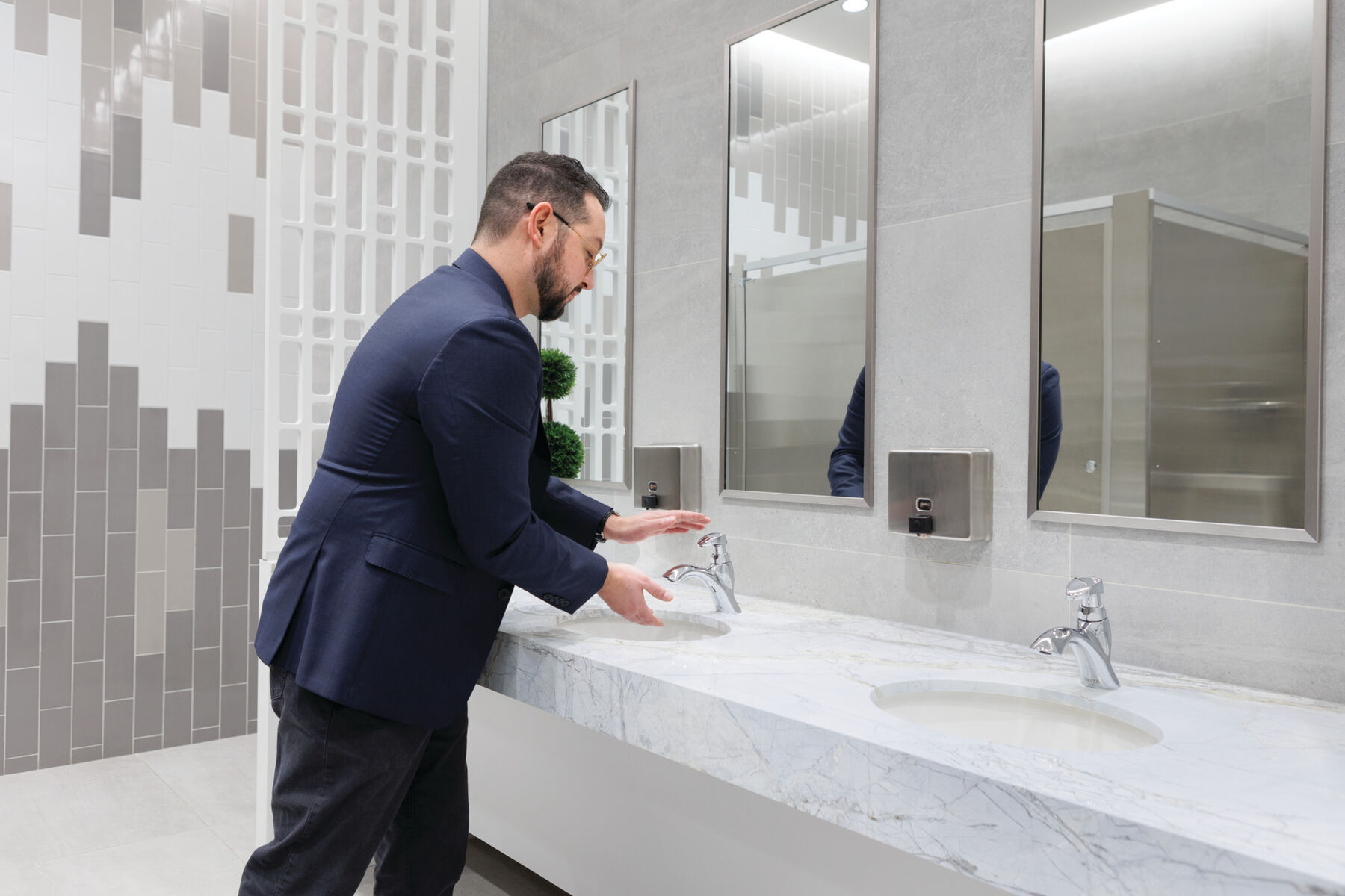 ADA Lever Metering Faucet