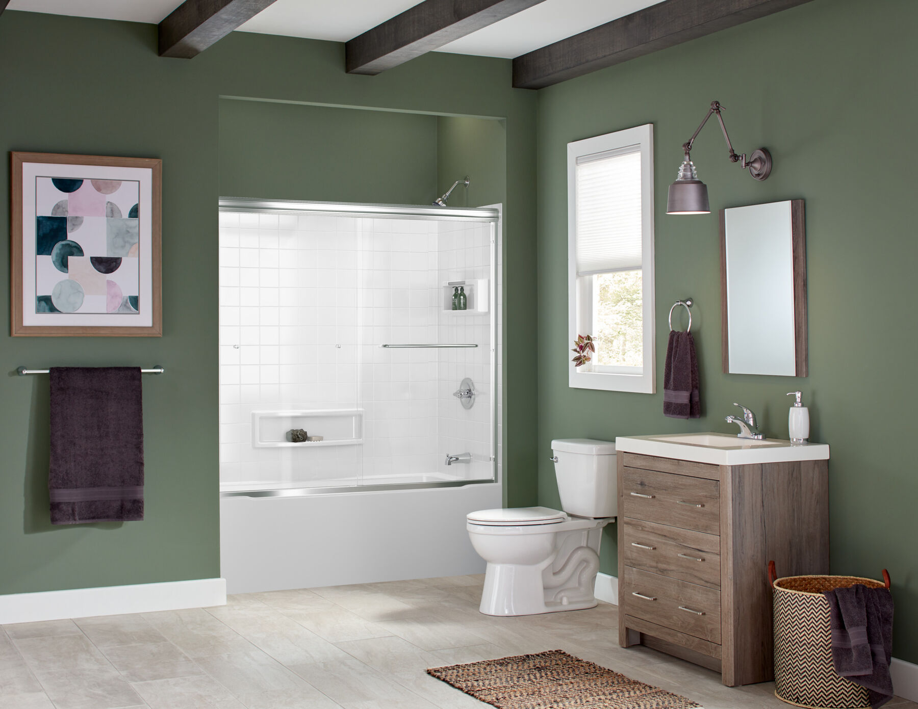 Single Handle Centerset Bathroom Faucet, image 1