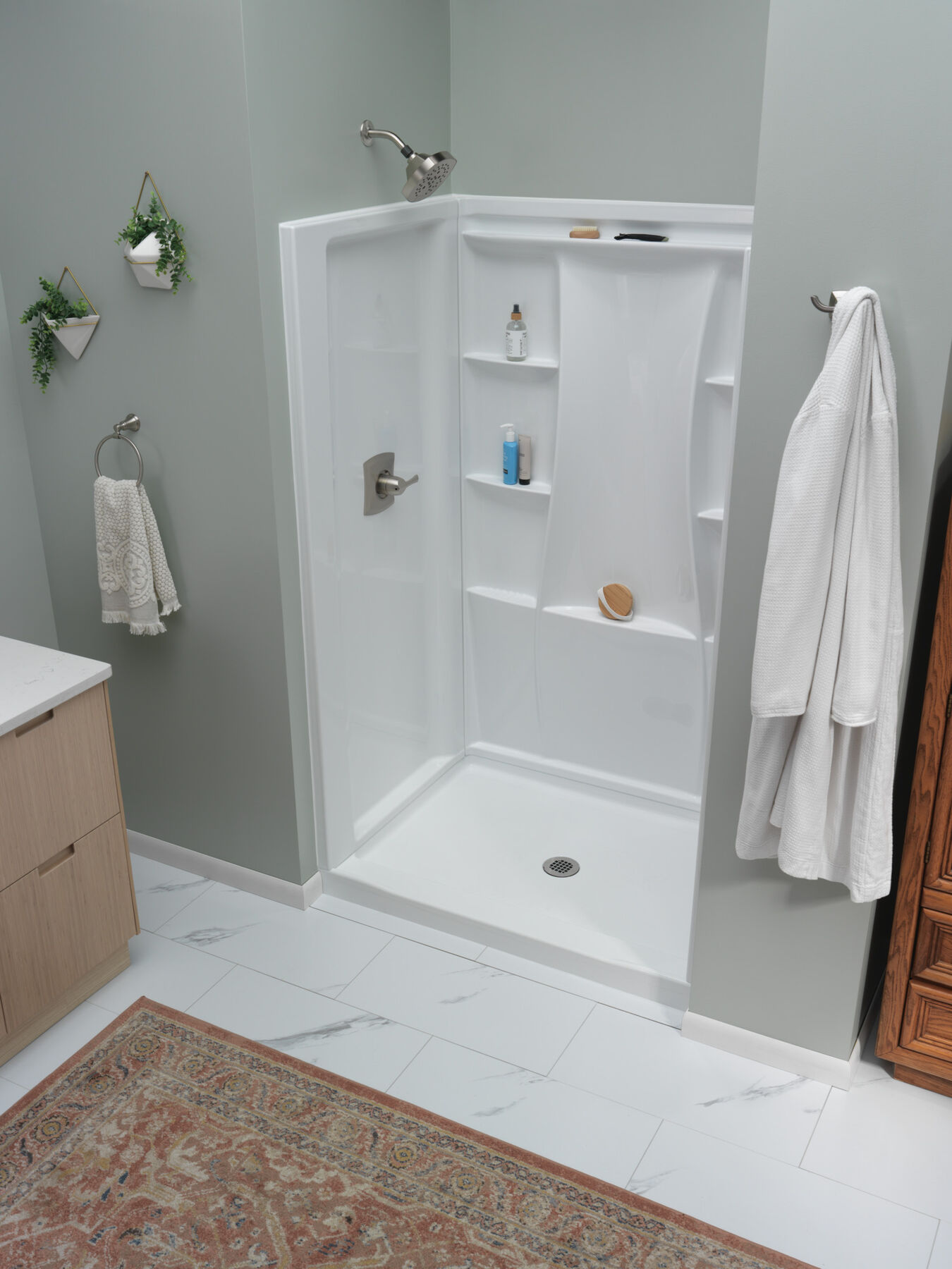 48"x34" Classic 500 Shower Wall, image 2