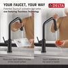 Touch2O&reg; Technology Kitchen Faucet with Touchless Technology