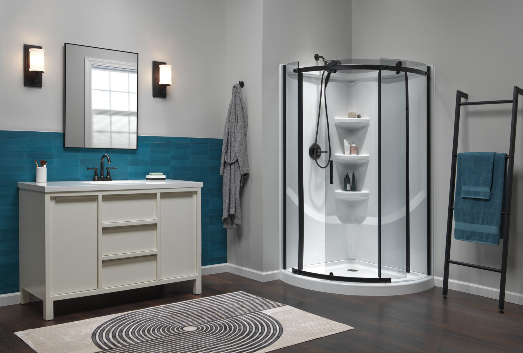 Round Corner Shower Enclosure, image 3