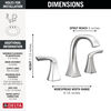 Two Handle Widespread Bathroom Faucet