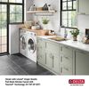 24&rdquo; Workstation Undermount Single Bowl 16 Gauge Stainless Steel&nbsp;Laundry&nbsp;Utility&nbsp;Kitchen Sink with&nbsp;WorkFlow&trade; Ledge and Accessories