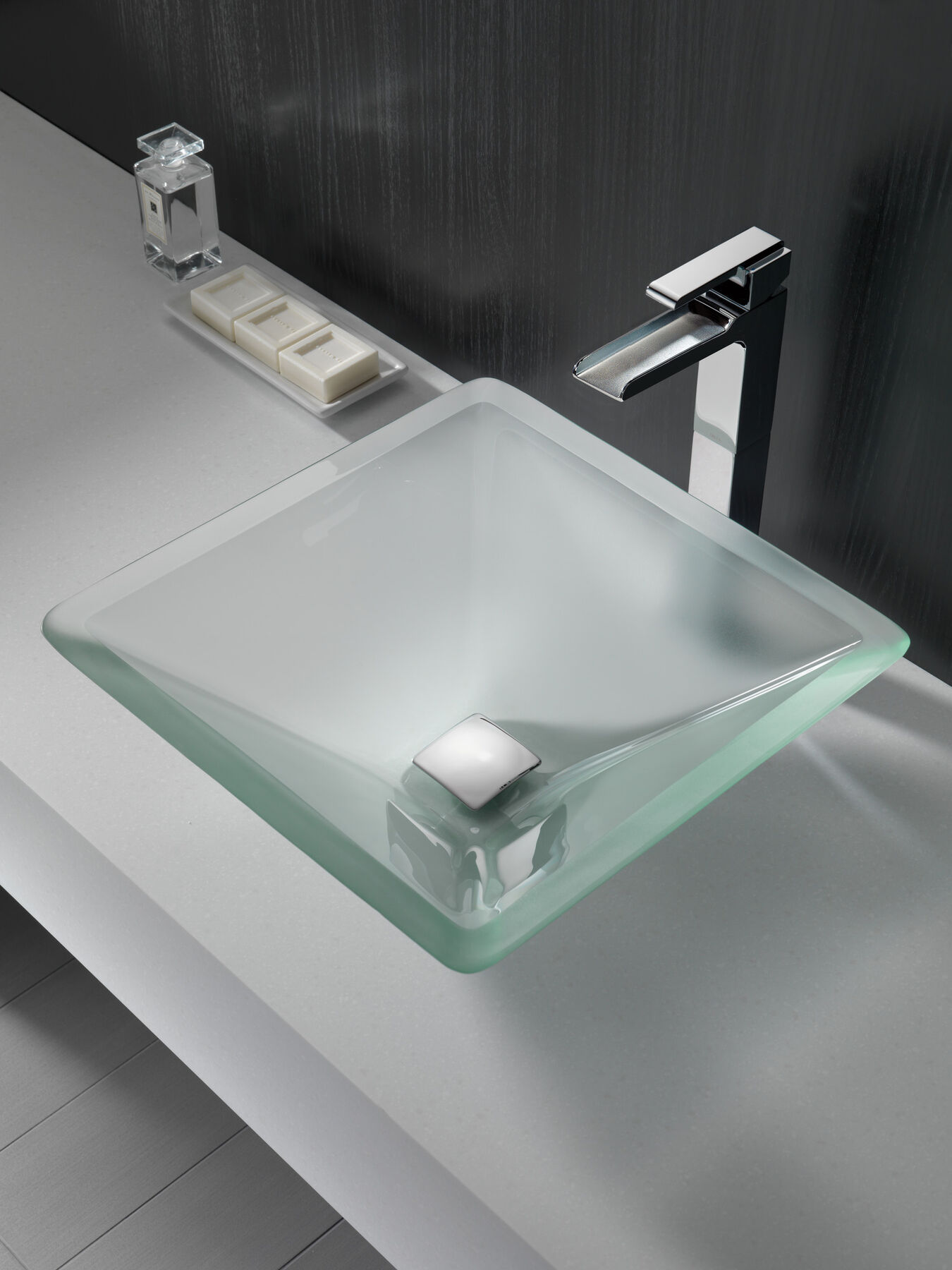 Single Handle Vessel Channel Bathroom Faucet, image 1