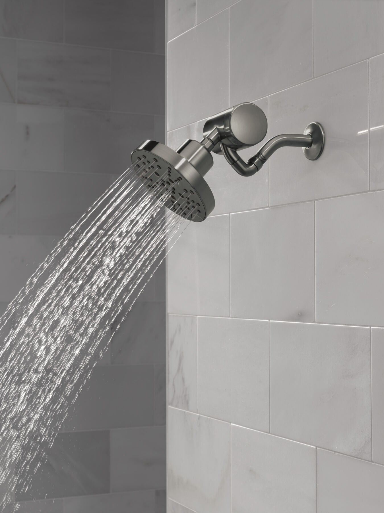 H<sub>2</sub>Okinetic® 5-Setting Contemporary Raincan Shower Head, image 3